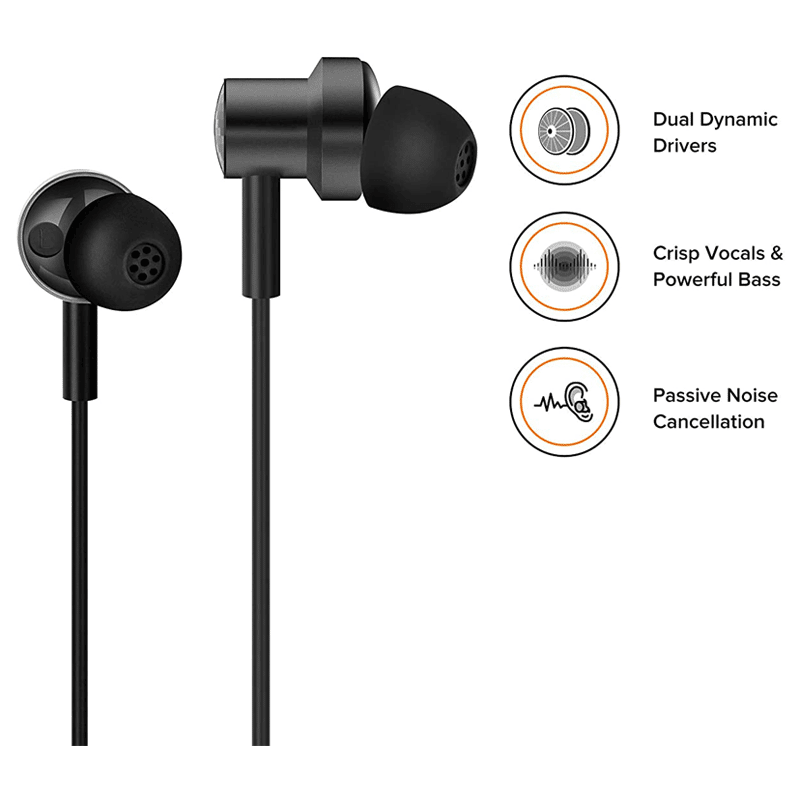 Buy Xiaomi ZBW4486IN Wired Earphone with Mic In Ear Black